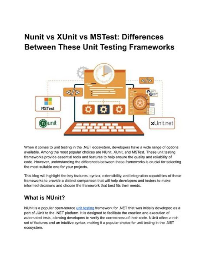 What is xUnit test framework