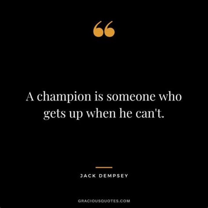What makes a champion quote