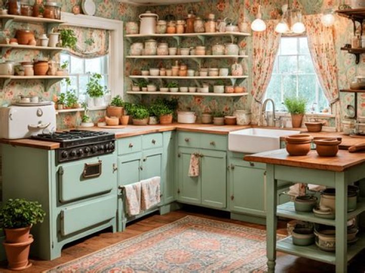 What makes a country kitchen
