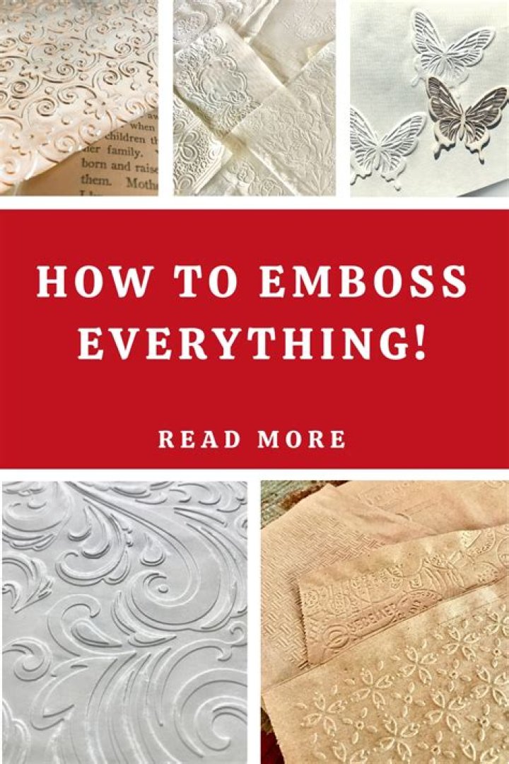 What material can you emboss