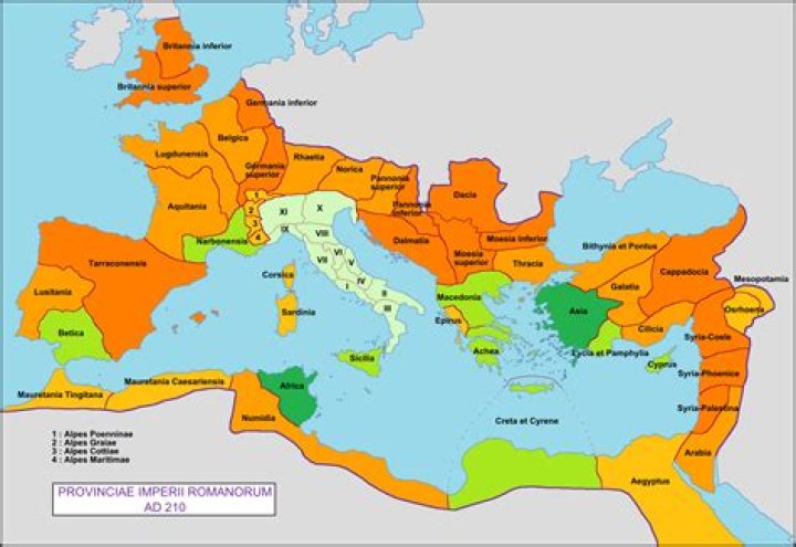 What provinces did Rome have