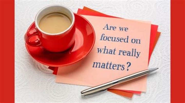 What really matters TED talk