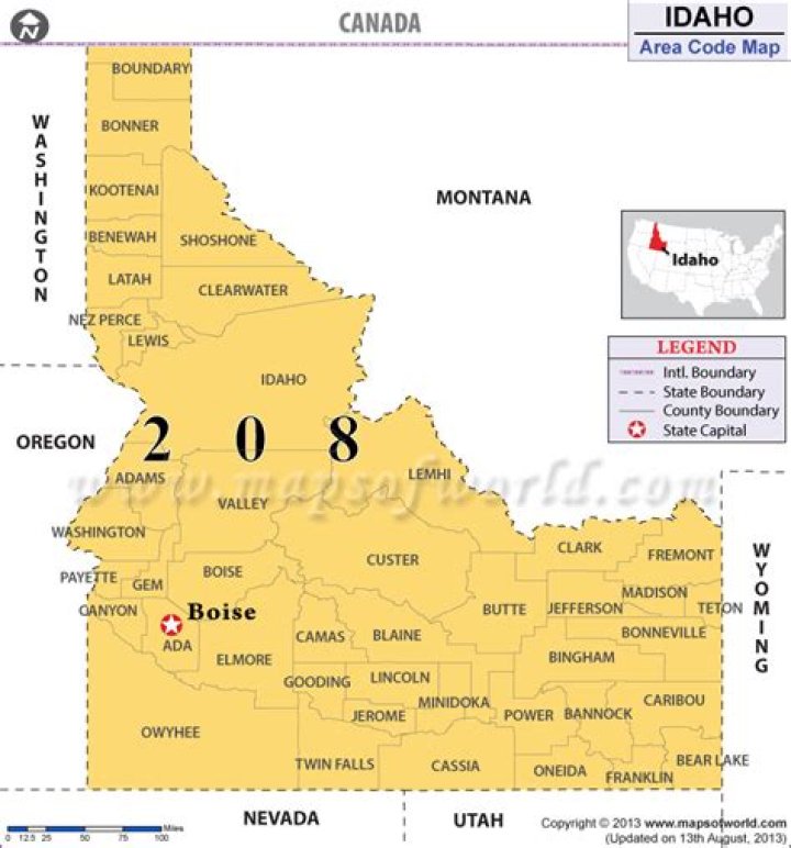 What state has zip code 208