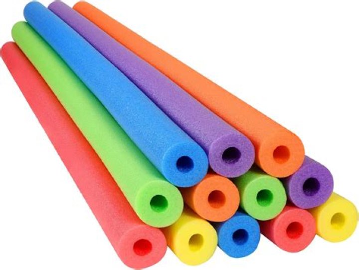 What sticks to pool noodles