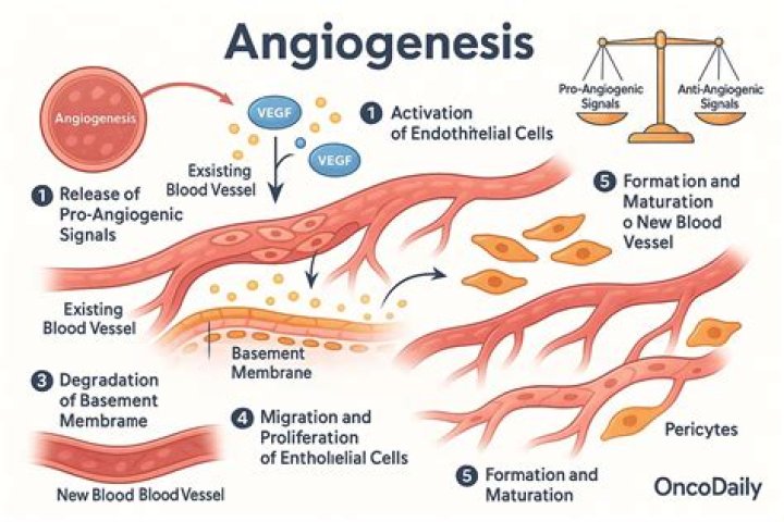 What stimulates angiogenesis
