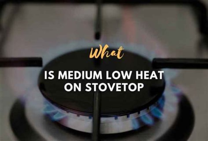 What temp is medium low heat
