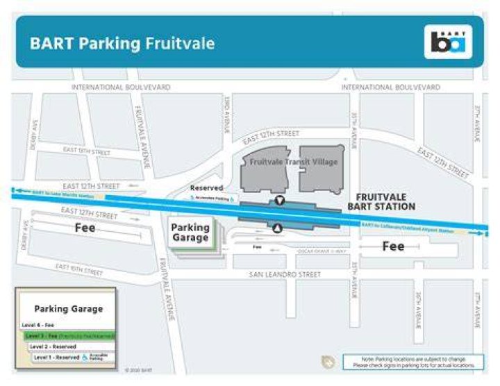 What time does Fruitvale BART parking fill up