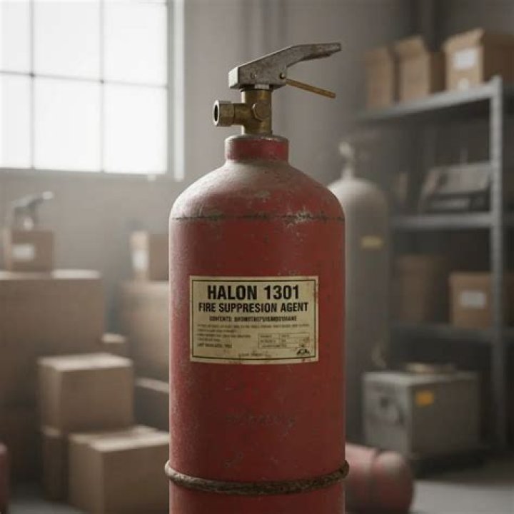 What was Halon replaced with