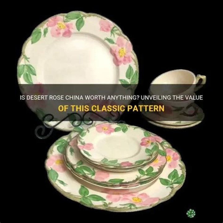 When was Desert Rose china made