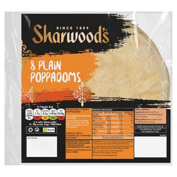 When were Poppadoms invented