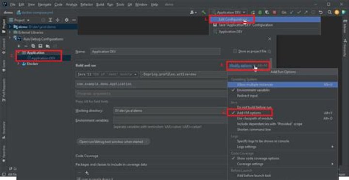 Where are JVM parameters set