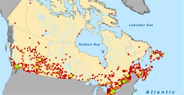 Where do most Canadians live
