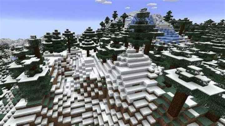 Where do spruce trees grow in Minecraft