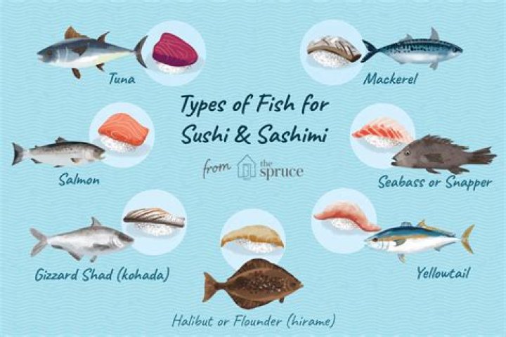 Which fish can be eaten raw