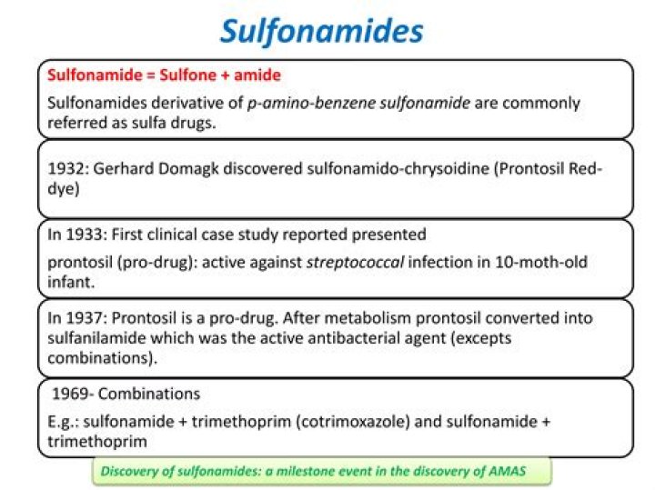 Who discovered sulfonamides