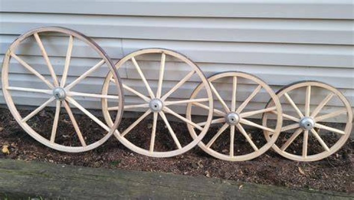 Why are wagon wheels angled