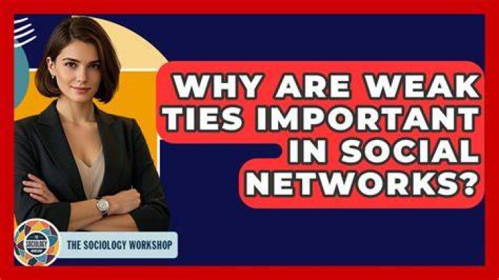 Why are weak ties important