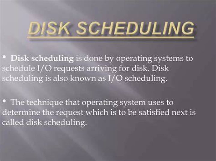 Why is disk scheduling required