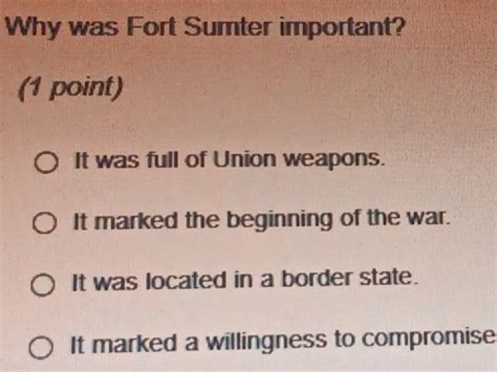 Why is Fort Sumter important