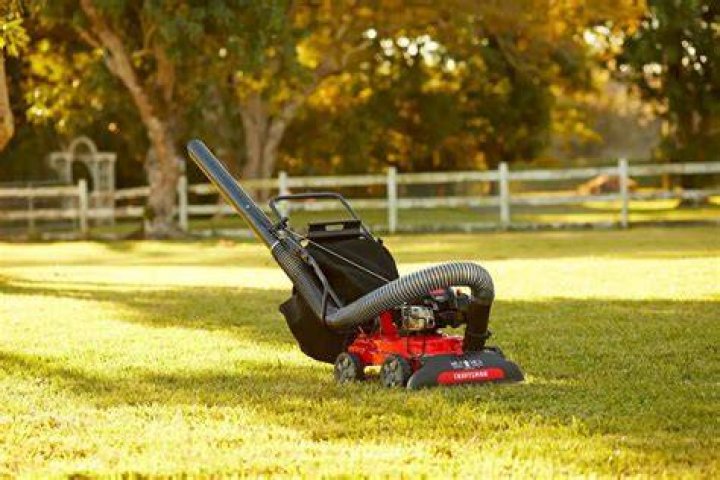 Will a mower pick up leaves